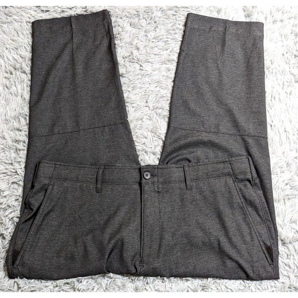 Haggar‎ In Motion Pants Mens Size 40 x 27 Hemmed Performance Slim Fit Stretch - Picture 3 of 10